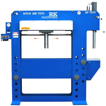 RK 100 Ton Hydraulic H Frame/Broaching Press with Moving Head
