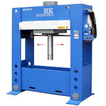 RK 300 Ton Hydraulic H Frame Press With Powered Moveable Head